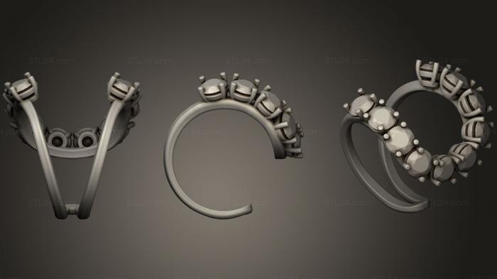 Jewelry rings (ring white 2, JVLRP_0785) 3D models for cnc
